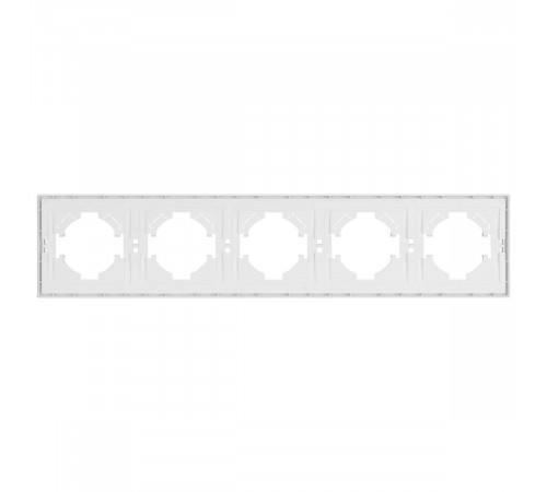 Рамка пластиковая на 5 постов Arlight FRM-TENDO-PL-5-WH 053851