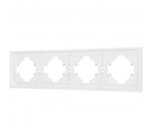 Рамка пластиковая на 4 поста Arlight FRM-TENDO-SFPL-4-WH 054656