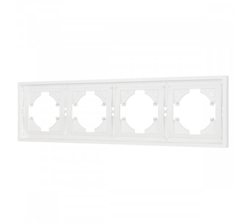 Рамка пластиковая на 4 поста Arlight FRM-TENDO-SFPL-4-WH 054656
