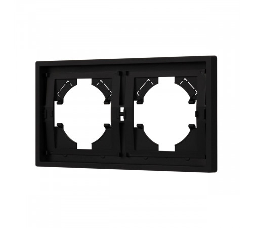 Рамка пластиковая на 2 поста Arlight FRM-TENDO-SFPL-2-BK 054646