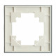 Рамка 1-местная для сенсорных механизмов, подсветки, стекло, Stekker Катрин GFR00-7001-01S 50303