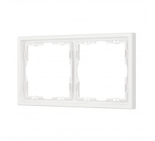 Рамка пластиковая Arlight FRM-NOBE-SFPL-2-WH 054215
