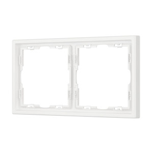 Рамка пластиковая Arlight FRM-NOBE-SFPL-2-WH 054215