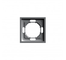 Рамка 1-местная Stekker Эмили PFR00-5001-09 антрацит soft touch 49936