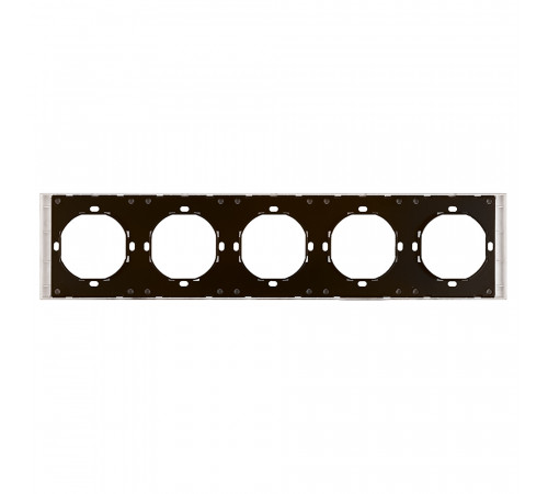 Рамка 5-местная Stekker Мия PFR00-3005-08 пудровый жемчуг 50490