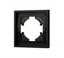 Рамка пластиковая на 1 пост Arlight FRM-TENDO-PL-1-BK 053836