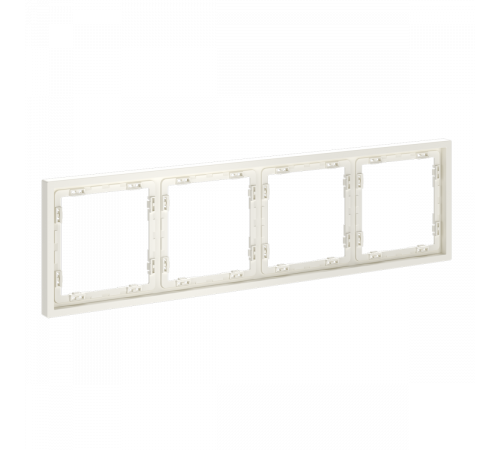 Рамка пластиковая Voltum S70 на 4 пост, (хлопок) VLS100413