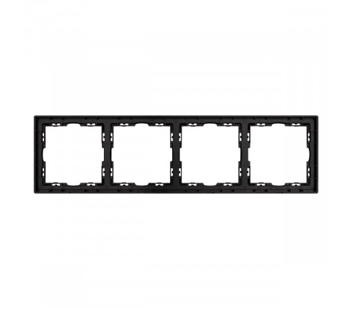 Рамка пластиковая Arlight FRM-NOBE-SFPL-4-BK 054224