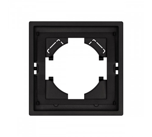 Рамка пластиковая на 1 пост Arlight FRM-TENDO-SFPL-1-BK 054642