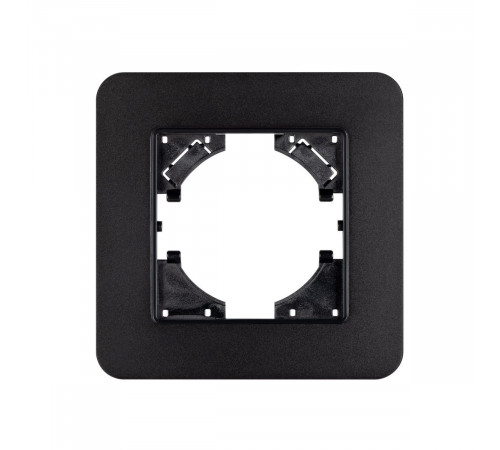 Рамка алюминиевая на 1 пост Arlight FRM-AKIRY-SFAL-1-BK 049685 Рамка алюминиевая на 1 пост Arlight FRM-AKIRY-SFAL-1-BK 049685