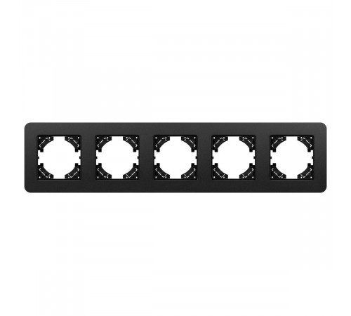Рамка на 5 постов алюминиевая Arlight FRM-AKIRY-SFAL-5-BK 049747