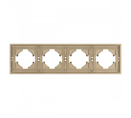 Рамка пластиковая на 4 поста Arlight FRM-TENDO-SFPL-4-GD 054663