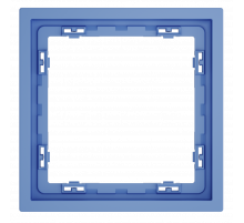 Рамка пластиковая Voltum S70 на 1 пост, (деним) VLS100115