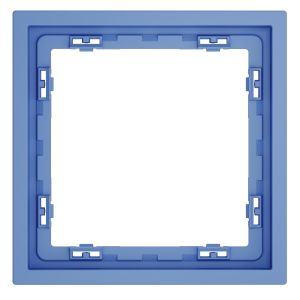 Рамка пластиковая Voltum S70 на 1 пост, (деним) VLS100115