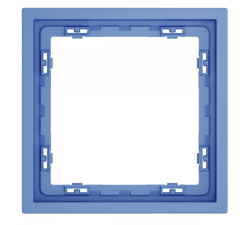 Рамка пластиковая Voltum S70 на 1 пост, (деним) VLS100115