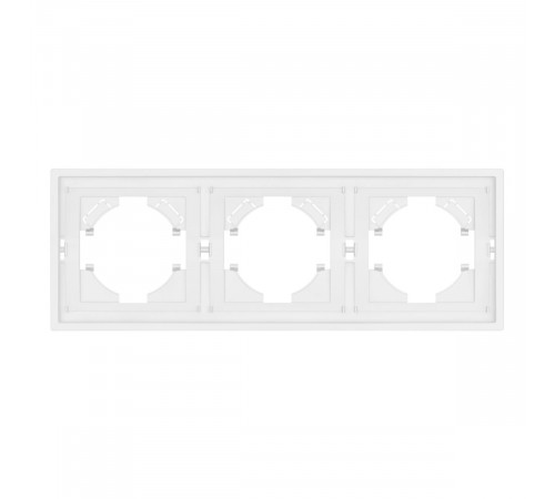 Рамка пластиковая на 3 поста Arlight FRM-TENDO-PL-3-WH 053843