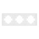 Рамка пластиковая на 3 поста Arlight FRM-TENDO-PL-3-WH 053843