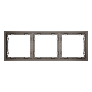 Рамка пластиковая Voltum S70 на 3 пост, (капучино) VLS100314