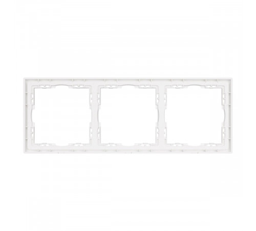 Рамка пластиковая Arlight FRM-NOBE-SFPL-3-WH 054219