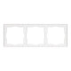 Рамка пластиковая Arlight FRM-NOBE-SFPL-3-WH 054219