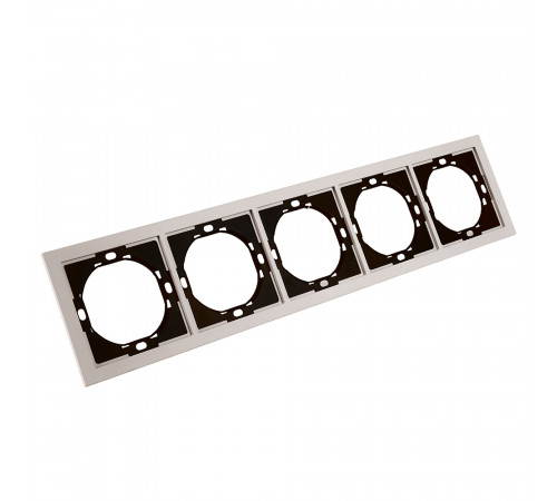 Рамка 5-местная Stekker Мия PFR00-3005-08 пудровый жемчуг 50490