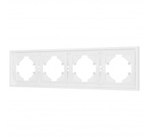 Рамка пластиковая на 4 поста Arlight FRM-TENDO-PL-4-WH 053847