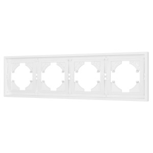Рамка пластиковая на 4 поста Arlight FRM-TENDO-PL-4-WH 053847