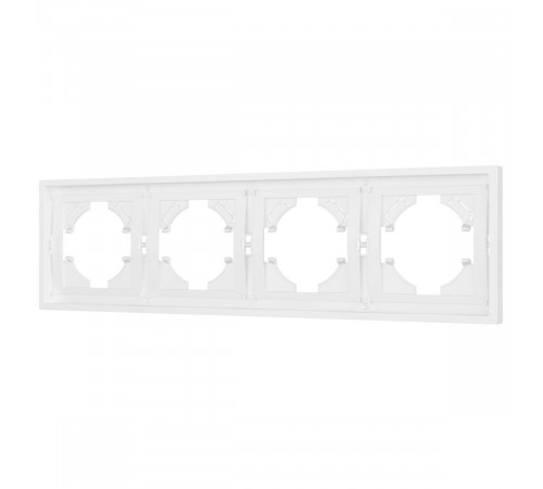 Рамка пластиковая на 4 поста Arlight FRM-TENDO-PL-4-WH 053847