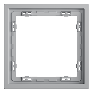 Рамка пластиковая Voltum S70 на 1 пост, (серый) VLS100116