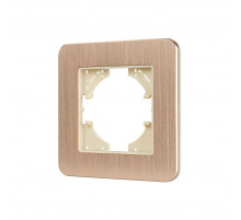 Рамка алюминиевая на 1 пост Arlight FRM-AKIRY-AL-1-GD 049683
