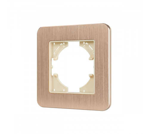 Рамка алюминиевая на 1 пост Arlight FRM-AKIRY-AL-1-GD 049683 Рамка алюминиевая на 1 пост Arlight FRM-AKIRY-AL-1-GD 049683