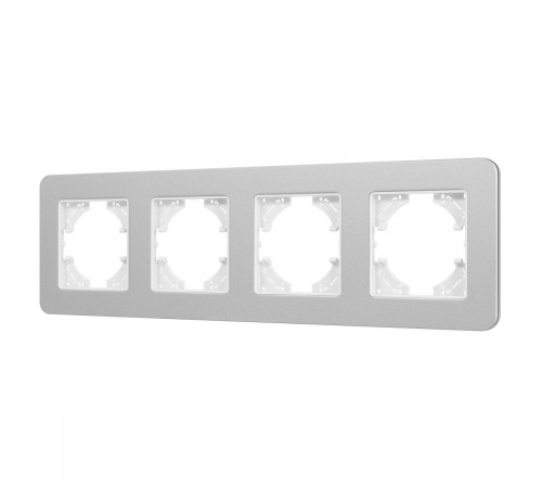 Рамка на 4 поста алюминиевая Arlight FRM-AKIRY-SFAL-4-SR 049743 Рамка на 4 поста алюминиевая Arlight FRM-AKIRY-SFAL-4-SR 049743