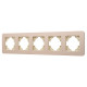 Рамка на 5 постов алюминиевая Arlight FRM-AKIRY-SFAL-5-GD 049748