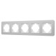 Рамка на 5 постов алюминиевая Arlight FRM-AKIRY-SFAL-5-SR 049746