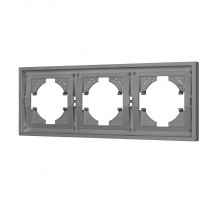 Рамка пластиковая на 3 поста Arlight FRM-TENDO-PL-3-GR 053845