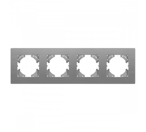 Рамка на 4 поста пластиковая Arlight FRM-PERIO-PL-4-GR 049760