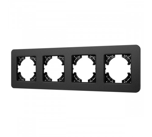 Рамка на 4 поста алюминиевая Arlight FRM-AKIRY-SFAL-4-BK 049744