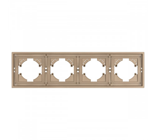 Рамка пластиковая на 4 поста Arlight FRM-TENDO-PL-4-GD 053850