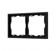 Рамка пластиковая Arlight FRM-NOBE-SFPL-2-BK 054216