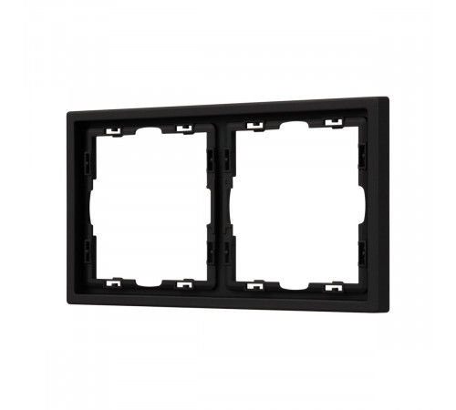 Рамка пластиковая Arlight FRM-NOBE-SFPL-2-BK 054216
