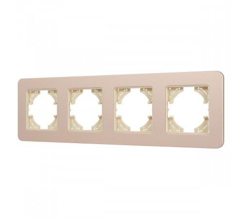 Рамка на 4 поста алюминиевая Arlight FRM-AKIRY-SFAL-4-GD 049745