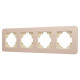 Рамка на 4 поста алюминиевая Arlight FRM-AKIRY-SFAL-4-GD 049745