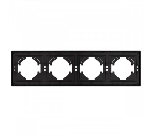 Рамка пластиковая на 4 поста Arlight FRM-TENDO-SFPL-4-BK 054654