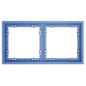 Рамка пластиковая Voltum S70 на 2 поста, (деним) VLS100215