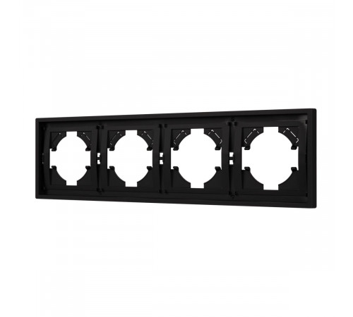 Рамка пластиковая на 4 поста Arlight FRM-TENDO-SFPL-4-BK 054654