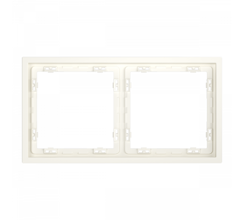 Рамка пластиковая Voltum S70 на 2 пост, (хлопок) VLS100213