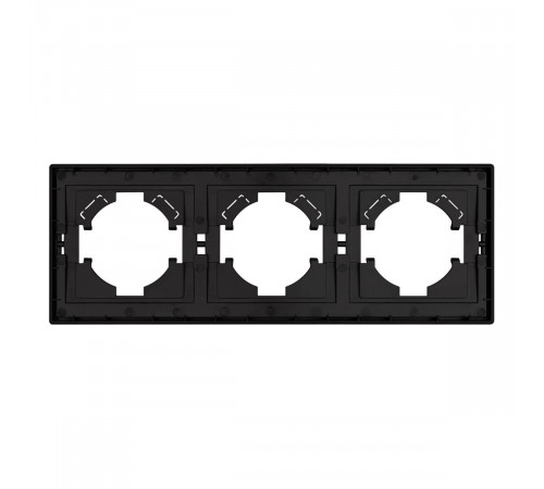 Рамка пластиковая на 3 поста Arlight FRM-TENDO-SFPL-3-BK 054650