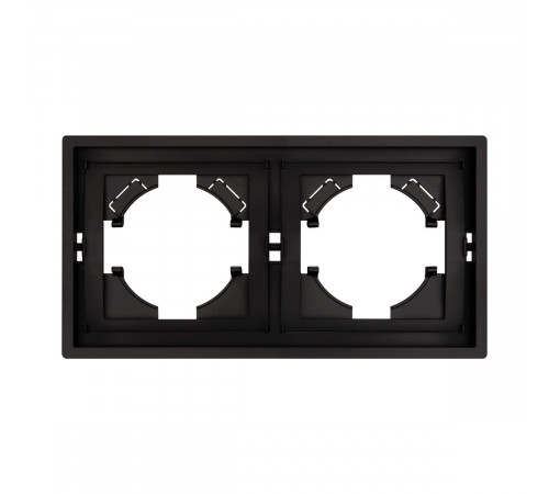 Рамка пластиковая на 2 поста Arlight FRM-TENDO-PL-2-BK 053840