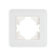 Рамка стеклянная на 1 пост Arlight FRM-OMALI-GS-1-WH 049648