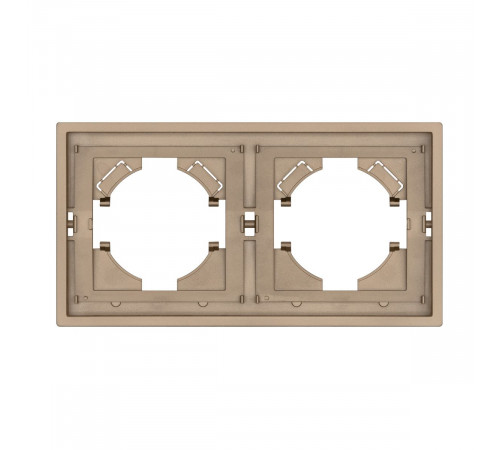 Рамка пластиковая на 2 поста Arlight FRM-TENDO-PL-2-GD 053842